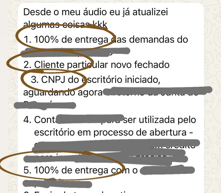 Print do depoimento de Mariana